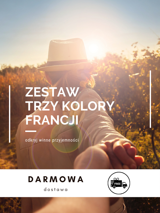 Zestaw 6 win "Trzy kolory Francji"