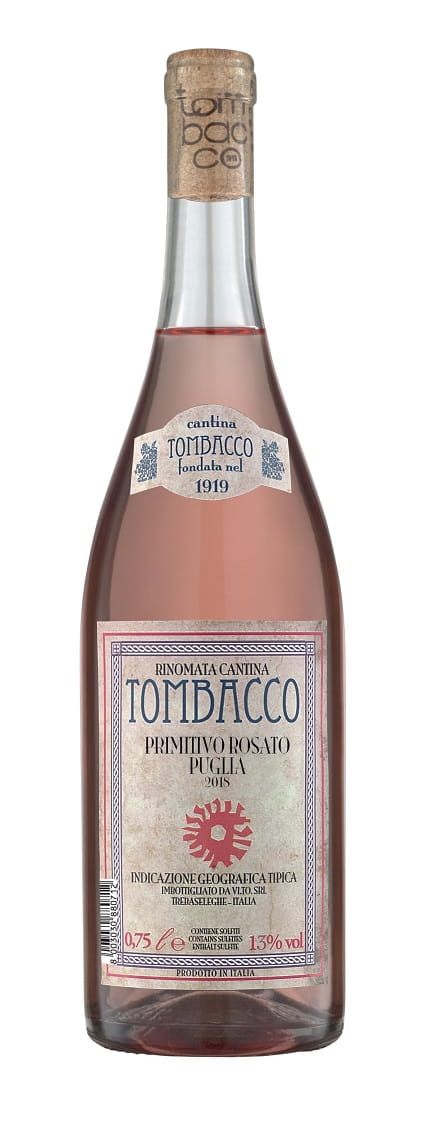 Rinomata Cantina Tombacco_Primitivo Rosato IGT Puglia pomniejszone.jpg