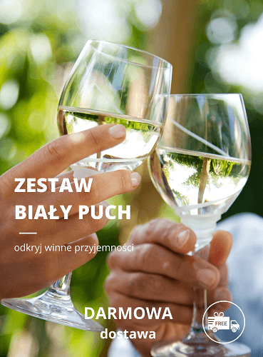 Zestaw 6 win "Biały puch" 
