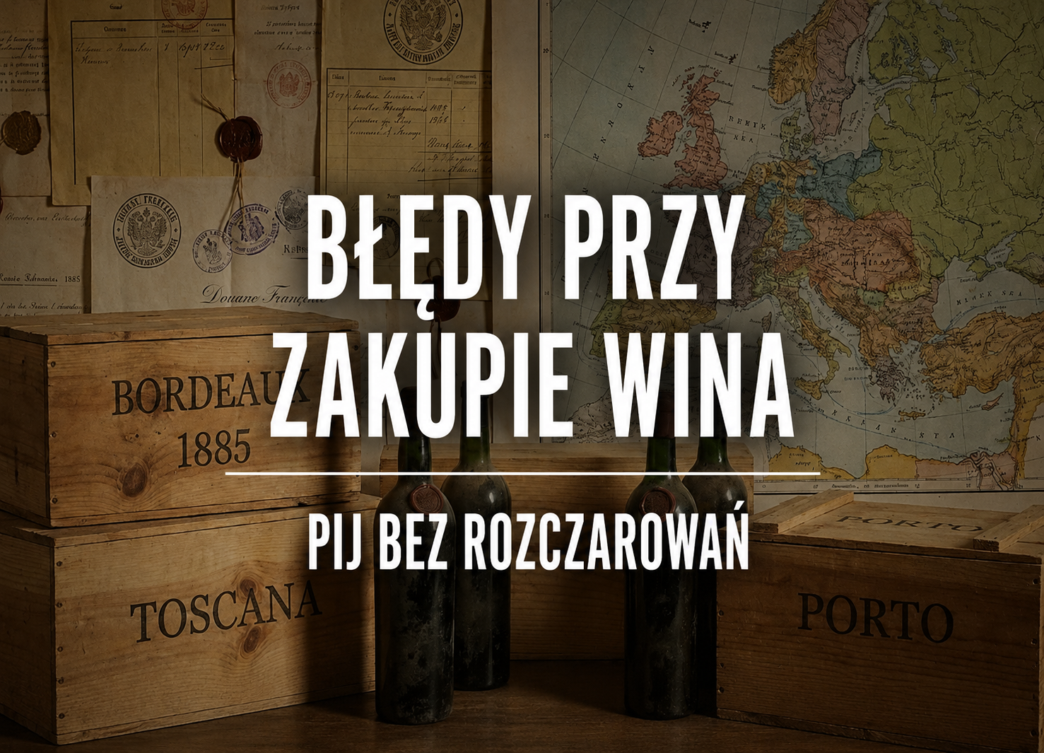 Błędy przy zakupie wina.